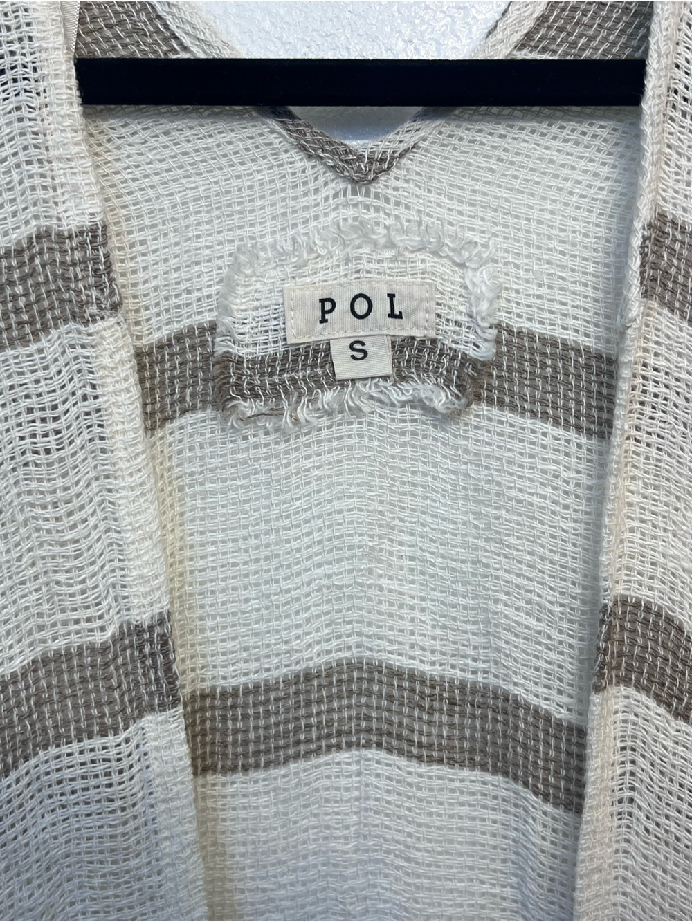 POL Striped Open Cardigan - Picture 7 of 12